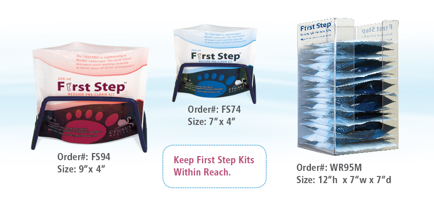 First Step Endoscopic Bedside Kits – Holders / Wall Racks