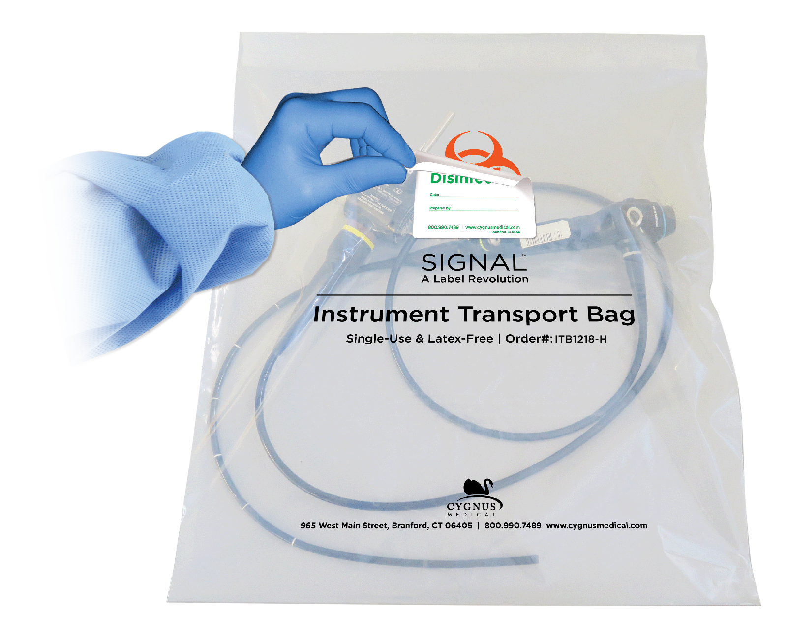 Signal-endoscope-surgical-instrument-transport-bag-with-hld-label